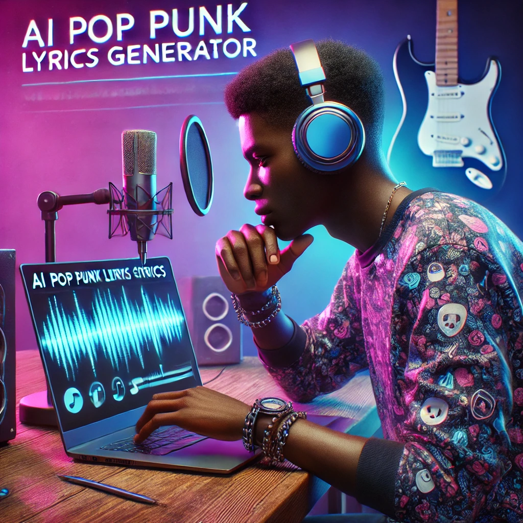 AI Pop Punk Lyrics Generator: Fuel Your Songwriting with Fresh, High-Energy Hooks