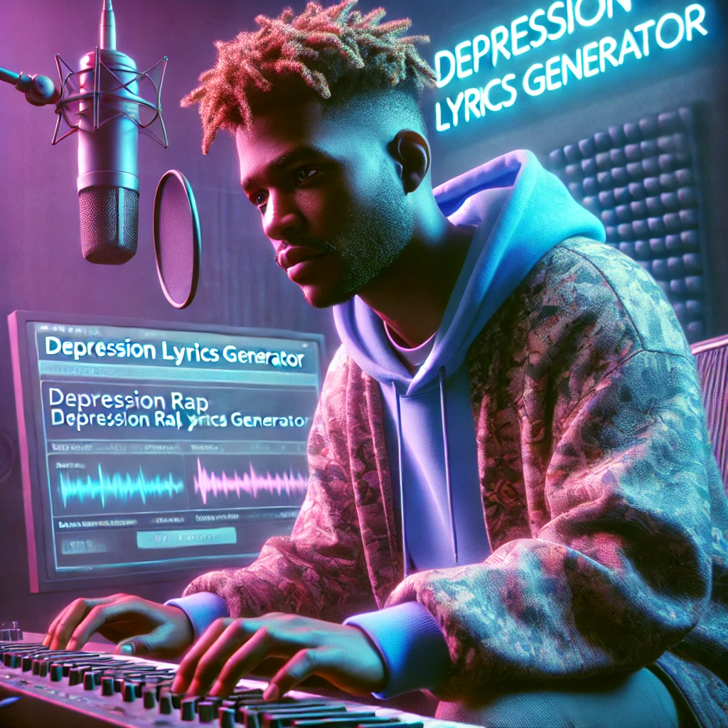 How a Depression Rap Lyrics Generator Can Help You Express Your Emotions