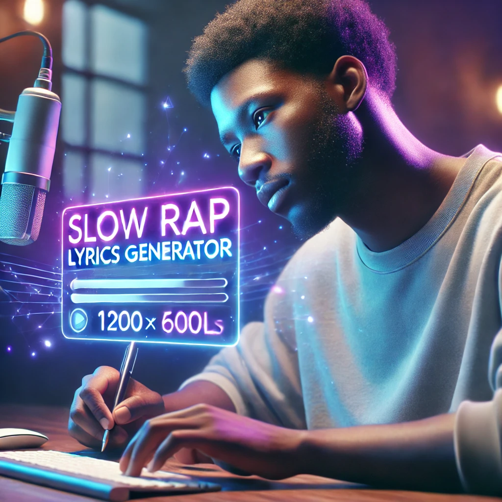 Finding Inspiration with a Slow Rap Lyrics Generator