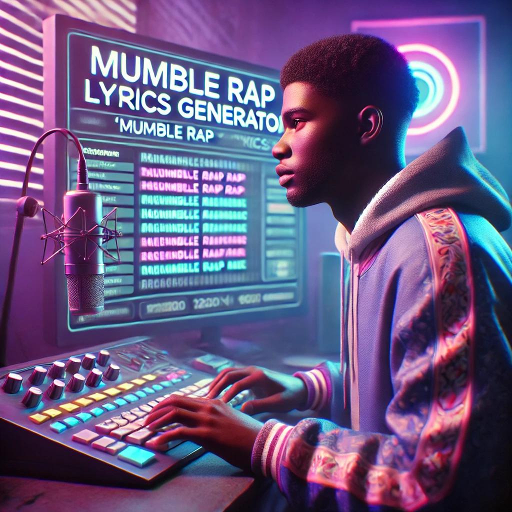 Creating Unique Verses with a Mumble Rap Lyrics Generator