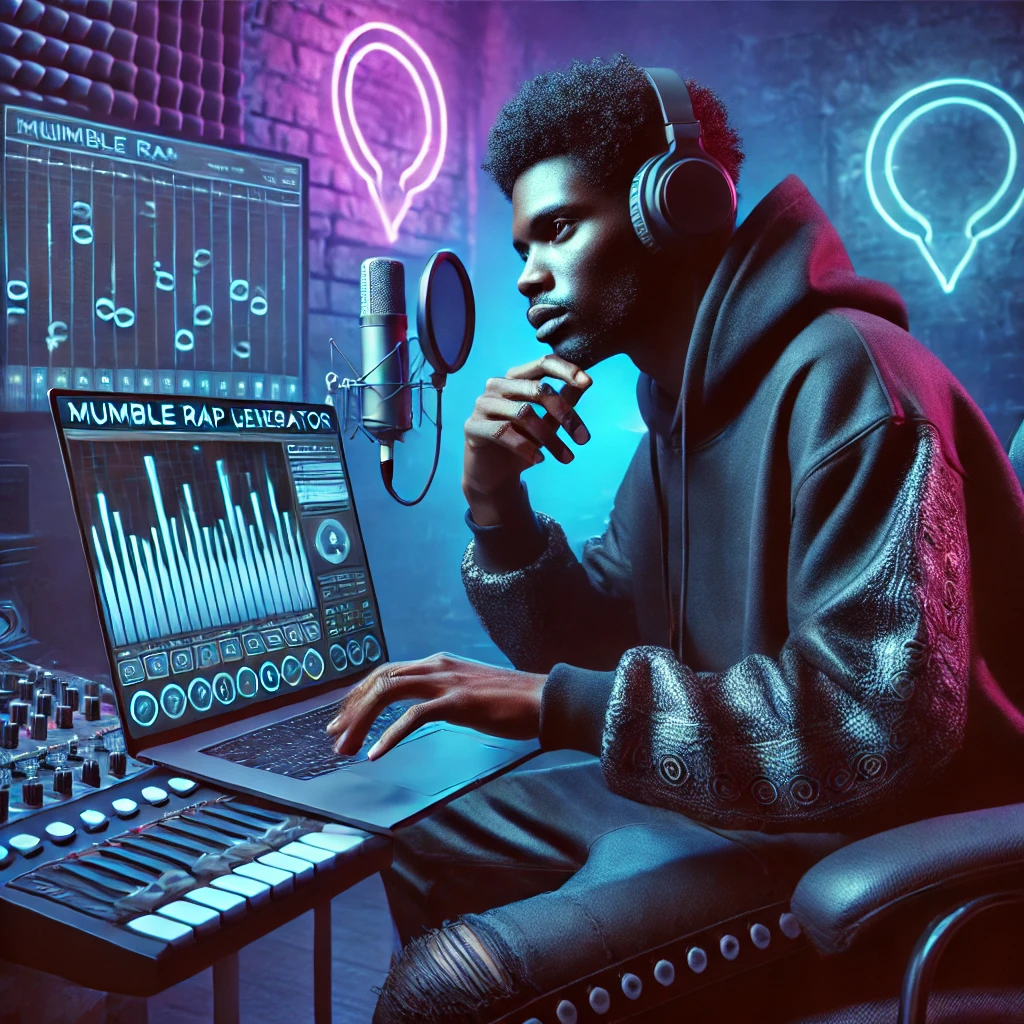 Exploring Creativity with a Mumble Rap Lyrics Generator