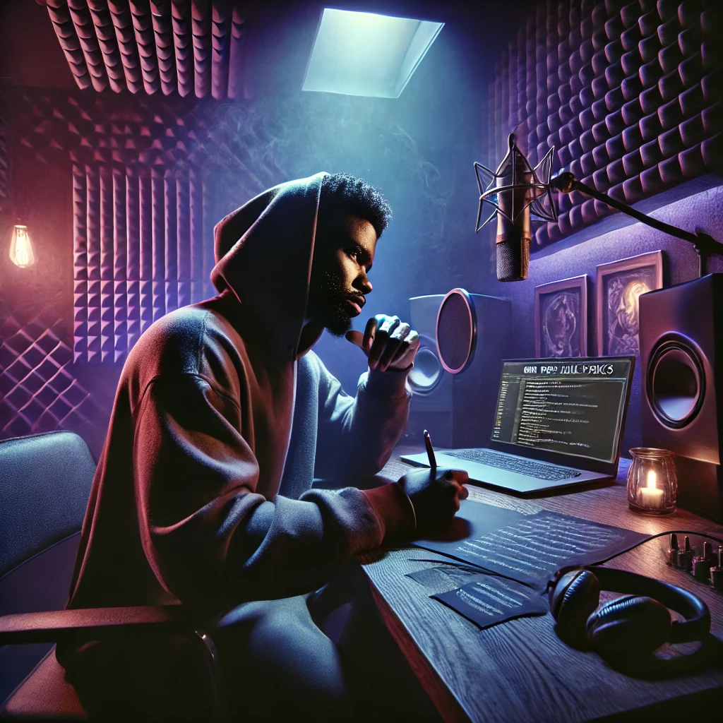 Harness the Shadows with a Dark Rap Lyrics Generator