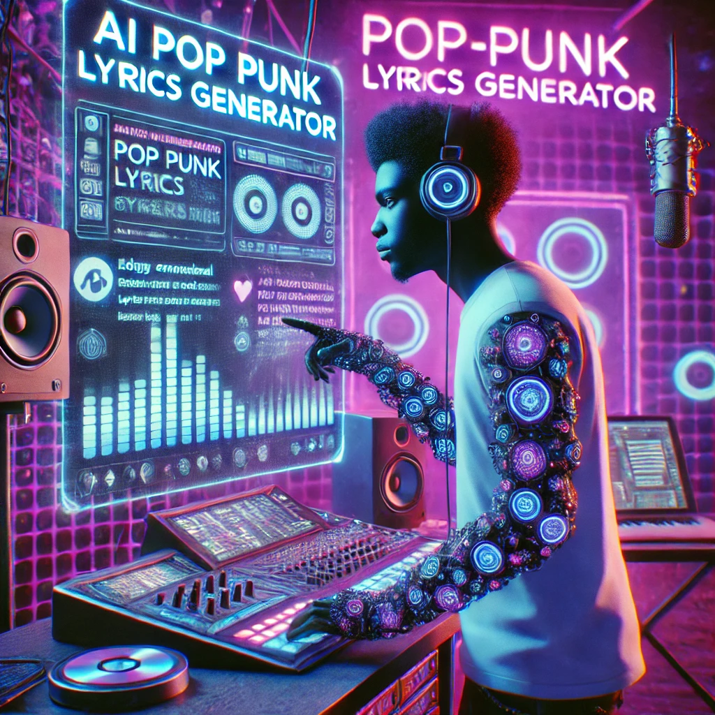 Channeling the Spirit of Rebellion with an AI Pop Punk Lyrics Generator